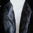 画像8: 新品 9256 ML 縦ライン ファー ベスト ジレ 黒 秋 冬 レディース フェイクファー エコファー ふんわり 50代 60代 70代 (8)