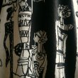 画像10: 新品 9437 ML ヨーロッパ風人物画 ニット チュニック ワンピース 秋 冬 レディース ベージュ黒系 ゆったり ハイネック 配色 切替 上品 (10)