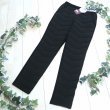 画像5: 新品 9485 M ダウンパンツ ダウン80％ 後ろ裏微起毛 秋 冬 レディース 黒 異素材切替パンツ ストレッチ 撥水加工 上質 (5)