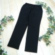 画像8: 新品 9485 M ダウンパンツ ダウン80％ 後ろ裏微起毛 秋 冬 レディース 黒 異素材切替パンツ ストレッチ 撥水加工 上質 (8)