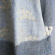 画像2: 新品 9487 ML 刺繍 ニット チュニック ワンピース 秋 冬 異素材切替 レディース グレー系 長袖 ハイネック リブ編み 上品 上質 (2)