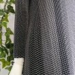 画像4: 新品 9498 L プリーツ ワンピース 春 夏 秋 ストライプ ボーダー ボトルネック レディース 黒系 チュニック 高級 上質 上品 (4)