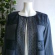 画像8: 新品 9514 L カットワーク 刺繍 綿麻混 シャツ ジャケット 春 夏 秋 紺ネイビー系 レディース リネン コットン レース 高級感 上質 上品 (8)