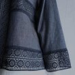 画像2: 新品 9514 L カットワーク 刺繍 綿麻混 シャツ ジャケット 春 夏 秋 紺ネイビー系 レディース リネン コットン レース 高級感 上質 上品 (2)