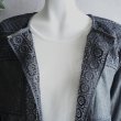 画像2: 新品 9515 L カットワーク 刺繍 綿麻混 シャツ ジャケット 春 夏 秋 黒ブラック系 レディース リネン コットン レース 高級感 上質 上品 (2)