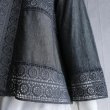 画像9: 新品 9515 L カットワーク 刺繍 綿麻混 シャツ ジャケット 春 夏 秋 黒ブラック系 レディース リネン コットン レース 高級感 上質 上品 (9)