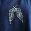 画像2: 新品 9520 ML リーフ刺繍 綿100％ デニム シャツ ワンピース 春 夏 秋 レディース 紺系 インディゴ インド製 ナチュラル コットン (2)
