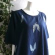画像11: 新品 9520 ML リーフ刺繍 綿100％ デニム シャツ ワンピース 春 夏 秋 レディース 紺系 インディゴ インド製 ナチュラル コットン (11)
