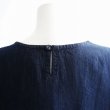 画像8: 新品 9520 ML リーフ刺繍 綿100％ デニム シャツ ワンピース 春 夏 秋 レディース 紺系 インディゴ インド製 ナチュラル コットン (8)