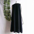 画像3: 新品 9534 ML 大きな花柄 英字 リネン風 綿100％ ワンピース 春 夏 黒系 レディース インド製 ナチュラル コットン (3)