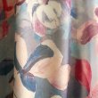 画像2: 新品 9537 ML 絵画風 大きな花柄 シフォン ワンピース 春 夏 くすみブルー系 レディース ノースリーブ マキシ 透け感 インド製 (2)