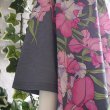 画像7: 新品 9551 ML 大きな花柄 チュニック 春 夏 秋 グレー系 レディース ストレッチ 薄手 ジャージー 上品 エレガント (7)