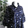 画像5: 新品 9562 ML 大きな花刺繍 綿100％ シャツ チュニック 春 夏 黒系 レディース ロング シャツ 上品 (5)