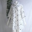 画像6: 新品 9563 ML 大きな花刺繍 綿100％ シャツ チュニック 春 夏 白系 レディース ロング シャツ 上品 (6)