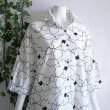 画像5: 新品 9563 ML 大きな花刺繍 綿100％ シャツ チュニック 春 夏 白系 レディース ロング シャツ 上品 (5)