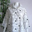 画像4: 新品 9563 ML 大きな花刺繍 綿100％ シャツ チュニック 春 夏 白系 レディース ロング シャツ 上品 (4)