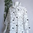 画像3: 新品 9563 ML 大きな花刺繍 綿100％ シャツ チュニック 春 夏 白系 レディース ロング シャツ 上品 (3)