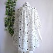画像9: 新品 9563 ML 大きな花刺繍 綿100％ シャツ チュニック 春 夏 白系 レディース ロング シャツ 上品 (9)