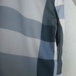 画像4: 新品 9569 ML 英国調 チェック シャツ ワンピース 春 夏 秋 グレー系 レディース 異素材切替 フレンチ袖 クラシック 上品 (4)