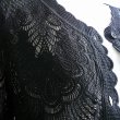 画像7: 新品 9604 ML クロシェ風 ブラウス カーディガン 黒 春 夏 レディース クラシカルレース 長袖 上質 上品 (7)