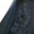 画像3: 新品 9700 ML クロシェ 立体 花刺繍 サマーニット カーディガン 黒 春 夏 秋 レディース 透け感 花モチーフ 上質 上品 (3)