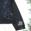 画像8: 新品 9700 ML クロシェ 立体 花刺繍 サマーニット カーディガン 黒 春 夏 秋 レディース 透け感 花モチーフ 上質 上品 (8)