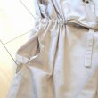 画像7: 新品 9736 L 綿 麻 リボン付 ワンピ ジレ ベージュ 春 夏 秋 レディース 襟あり フレンチ袖 羽織り リネン コットン 上品 50代 60代 70代 (7)