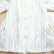 画像9: 新品 9741 ML 日本製 クロシェ レース ロング ジャケット 春 夏 秋 アイボリー レディース 綿混 高級 上質 上品 50代 60代 70代 (9)