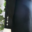 画像13: 新品 9884 ML パール付き フリル ハイネック ニット チュニック ワンピース 黒系 秋 冬 レディース コクーン 上品 50代 60代 70代 (13)