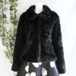 画像6: 新品 9973 ML 上質 フェイクファー ショートコート 黒 秋冬 レディース エレガント フォーマル 高級感 上品 (6)